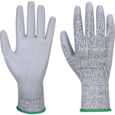 Portwest essential ab620 / Ръкавици, устойчиви на порязване, ниво b, 12 броя в опаковка - сиви m (ab620g7rm)