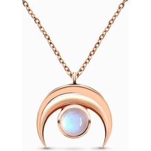 Royal Fashion 14k zlato vermeil GU-DR17174N-ROSEGOLD-MOONSTONE