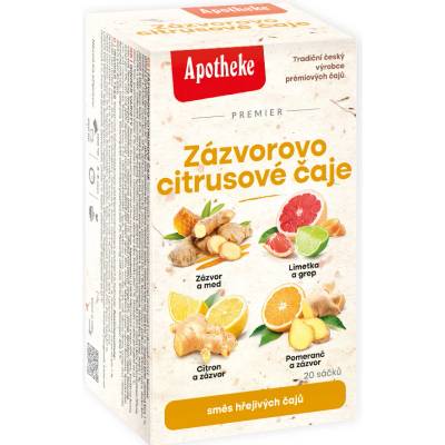 Apotheke čaj SEL ZÁZVOROVO CITRÓNOVÁ ZMES 20 x 2 g