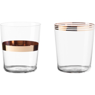 Lunasol Poháre Tumbler set 21st Century Glas META Glass 12 x 440 ml