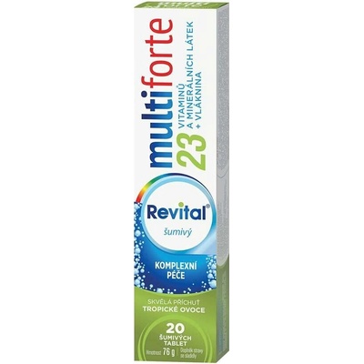 Revital Multi Forte Tropické ovoce šumivé tablety 20 ks