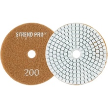 Kotúč Strend Pro Premium P200, 100 mm, leštiaci, diamantový, suchý zips, za mokra leštenie brúsenie