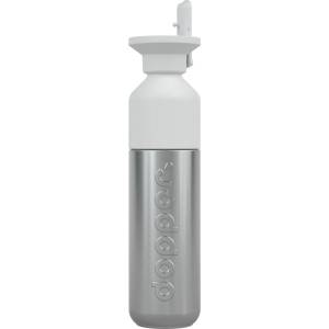 Dopper Бутилка за вода Dopper Dopper Steel x Flip Straw Water bottle - Steel / White - размер 490 ml (533-2412-0111)