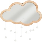 Atmosphera - Детско стенно огледало CLOUD 40x36 см каучуково дърво (P7150)