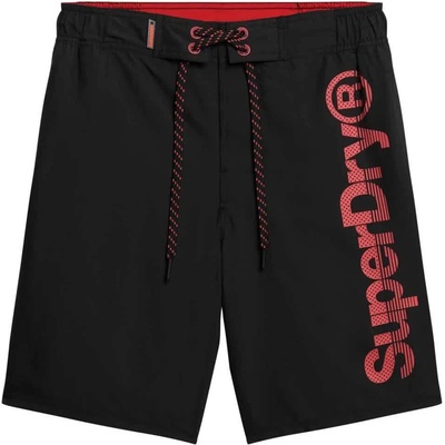 Superdry Бански гащета Superdry Classic swimming shorts - Black (BlackRed)