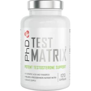 PhD Nutrition Test Matrix | with DAA & Ecdysterone [120 капсули]