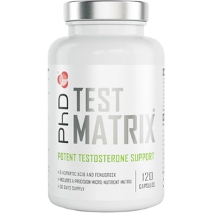 PhD Nutrition Test Matrix | with DAA & Ecdysterone [120 капсули]