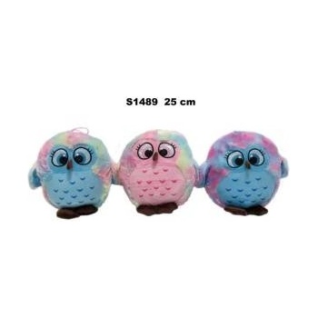 SUN-DAY Owl mascot 3col 25cm 153425