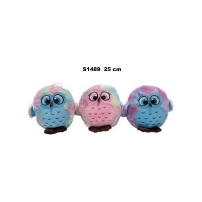SUN-DAY Owl mascot 3col 25cm 153425