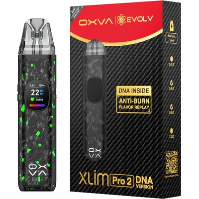 Oxva Xlim Pro 2 DNA Pod Kit 1300 mAh Luminous Forged Carbon Fiber 1 ks – Zboží Dáma