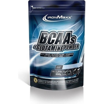 IronMaxx BCAAs + Glutamin Powder 550g