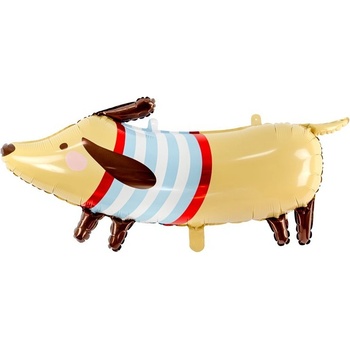 Party Deco Фолиев Балон Дакел, 96х58, Комбинация от Цветове