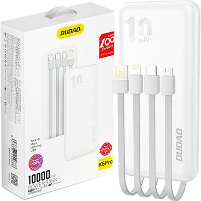 Dudao K6Pro 10000mAh Black