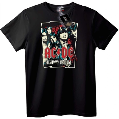 NOONEBRAND Тениска AC/DC Highway to Hell - XS, Black