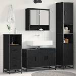 vidaXL Комплект мебели за баня 3 бр. Старо дърво 90 x 33 x 60 см (3402539)