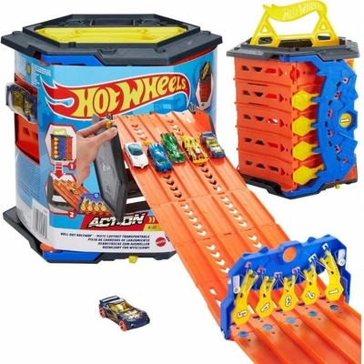 Hot Wheels HGK41 Rozkládací 5-pásmová sada závodních tratí autíčko MATTEL