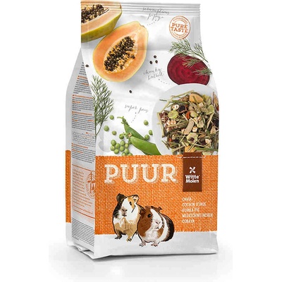 Witte Molen Puur - Пълноценна храна за морски свинчета с витамин C 2.5 кг
