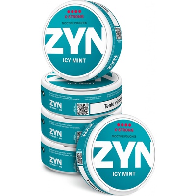 ZYN ICY MINT SLIM 11 mg 5 krabiček po 21 sáčcích – Zboží Dáma