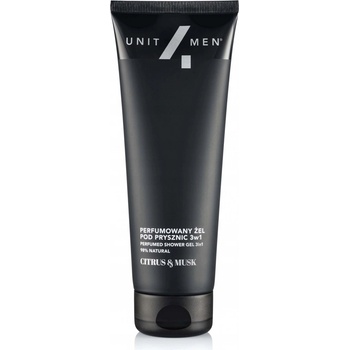 Unit4Men Perfumed Citrus & Musk sprchový gél 3v1 200 ml