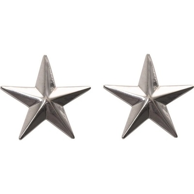 Odznak US 1 Star General 2 ks - strieborný