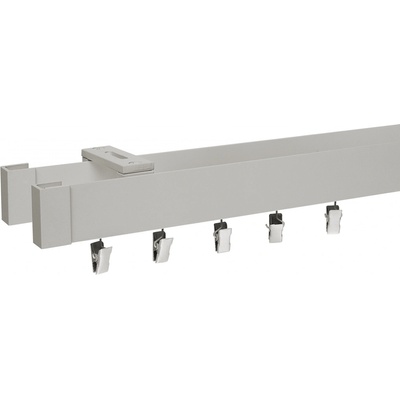JAJA Garniža lux dvojitá stropná Modern inox 200cm