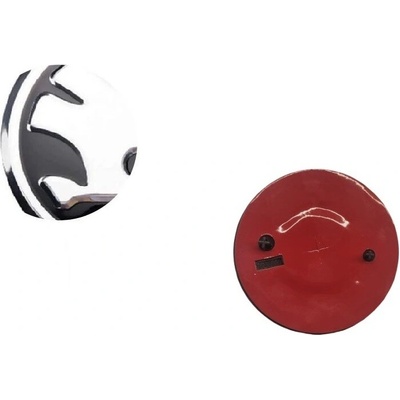 Znak ŠKODA 80mm černá/chrom 5JD853621 5JD853621A – Hledejceny.cz