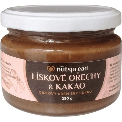 Nutspread Lískooříškový krém s kakaem 250 g