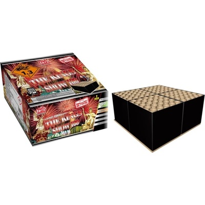 TARRA pyrotechnik Profi složený ohňostroj THE KINGS SHOW 100 ran