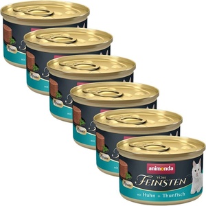 Animonda Vom Feinsten Cat Adult - пиле и риба тон 6 x 85 г