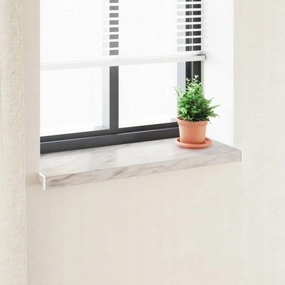 VidaXL Parapet okenní mramorový 100 x 35 x 4,5 cm PVC