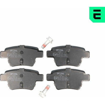 Sada brzdových destiček, kotoučová brzda OPTIMAL BP-12388