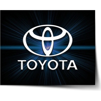 Sablio Plagát Toyota Blue Glow - 90x60 cm