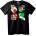 NOONEBRAND Тениска с персонажи от Super Mario - 2XL, Black