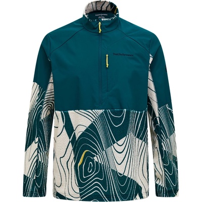 Peak Performance Мъжко поларено яке Peak Performance Aop Freelight Alpha Half Zip Fleece jacket - Line Logo (005-6946-0112)