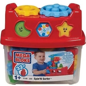 Mega Bloks : Игрален комплект "Блокчета с формички