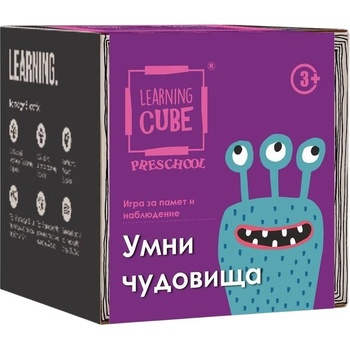 K-Toyz Настолна игра Learning Cubes: Умни чудовища - Детска (LC-028)