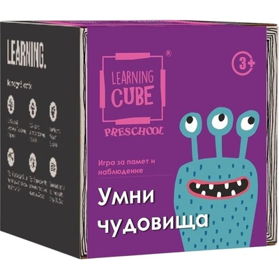 K-Toyz Настолна игра Learning Cubes: Умни чудовища - Детска (LC-028)