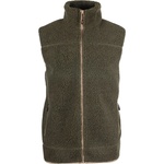 BENNON Bennon rammer khaki / Универсален елек с визия на агнешка кожа - каки xxl (1030160050-2xl 60-62)