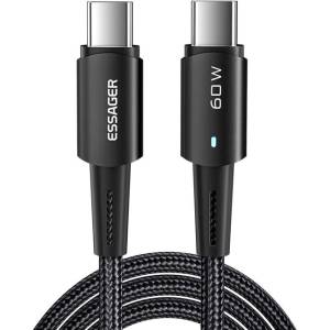 Essager Sunset USB-C / USB-C 2.0 3A, 60 W, 1 м (EXCTT2-CG01)