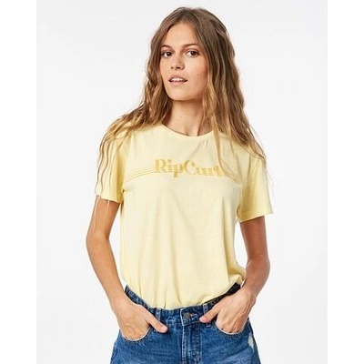 Rip Curl RE-ENTRY STANDARD TEE Light Yellow
