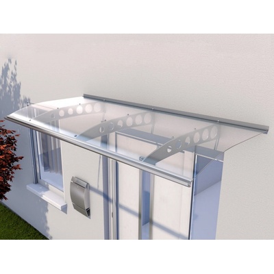 Gutta Guttavordach PT/ET 200 x 90 cm stříbrná / čirá 7200406 – Hledejceny.cz