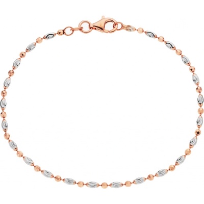 Bealio stříbrný náramek MĚSÍČNÍ brus ROSE 03-05272-1705
