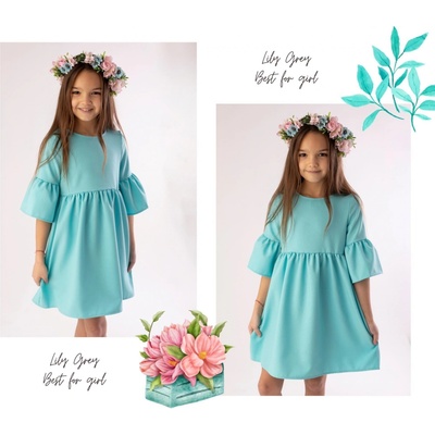 Boho šaty tyrkysové – Hledejceny.cz