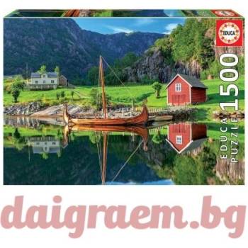 Image 1 of Educa Пъзел educa 18006 - 1500 части - Викингски кораб (edu18006)