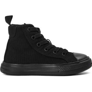 Converse Маратонки Converse Kids Canvas High-Top Trainers - Triple Black