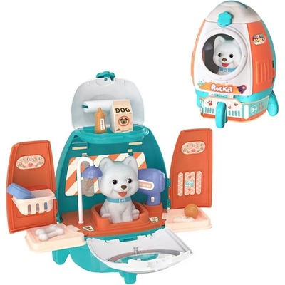 RAYA TOYS Детски игрален комплект Raya Toys - Кученце в раница (506122338)