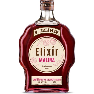 Elixír z malín 14,7% 0,7 l (čistá fľaša)