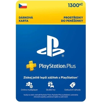 PlayStation Plus Premium dárková karta 1300 Kč (3M členství) CZ