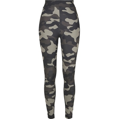 Urban Classics Camo Tech dámske legíny dark camo