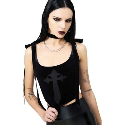 KILLSTAR дамски корсет KILLSTAR - Shadowkin - Черен - KSRA011967